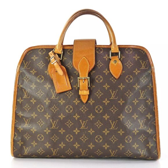 Authentic LOUIS VUITTON Rivoli Monogram Canvas Business Bag Briefcase - Picture 1 of 16